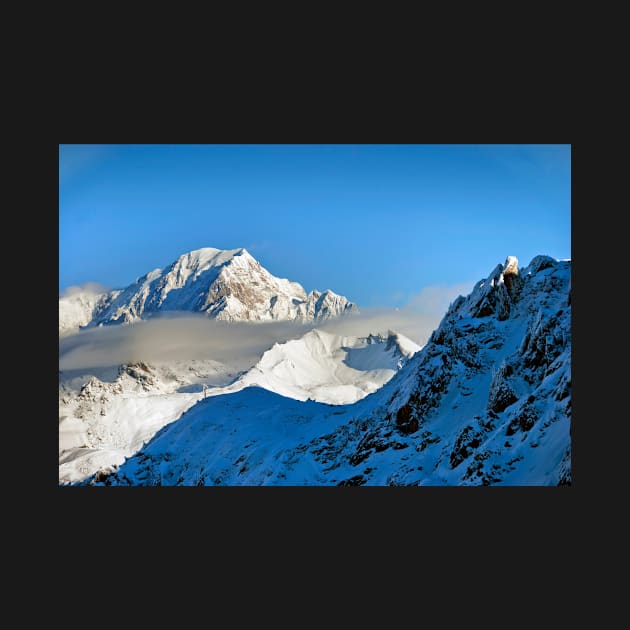 Mont Blanc from Les Arcs French Alps France by AndyEvansPhotos