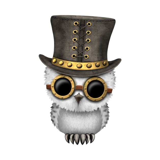 Steampunk Baby Owl by jeffbartels