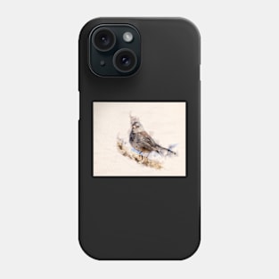 Dark Eyed Junco Watercolor Phone Case