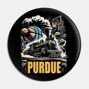 PURDUE Basketball Tribute - Basketball Purdure University Design Purdue Tribute - Basket Ball  Player Pin