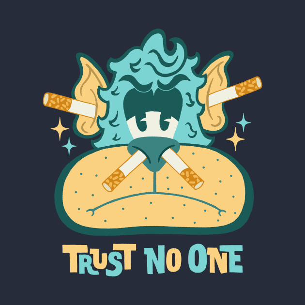 TRUST NO ONE 2 by andewhallart