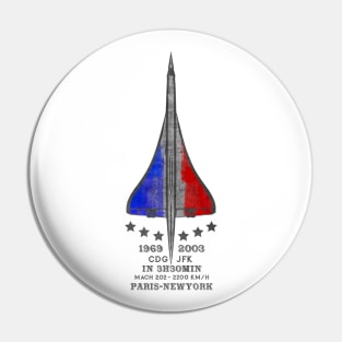 Concorde Airplane Souvenir 1969 2003 Pin