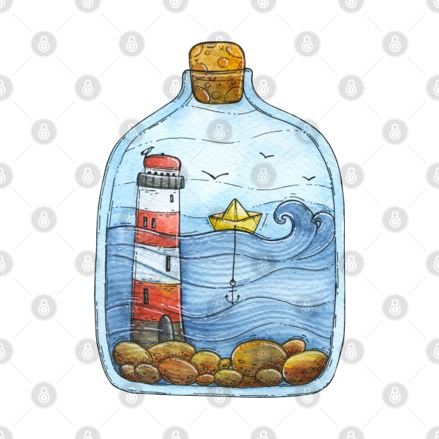 Sea in the Bottle by Tania Tania