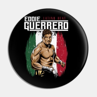 Eddie Guerrero Latino Heat Portrait Pin