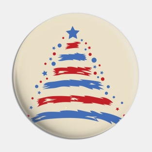 US christmas tree Pin
