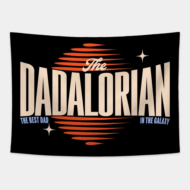 Dadalorian Dad Fathers Day Tapestry by SmithyJ88