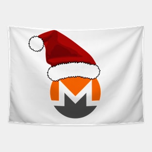 Monero Crypto Currency Christmas Tapestry