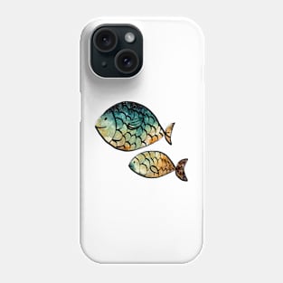 Watercolor Fishes Phone Case