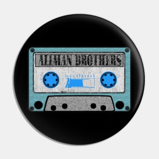 allaman brothers blue cassette Pin