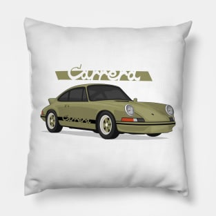 911 Carrera Rs 1972 Army Pillow