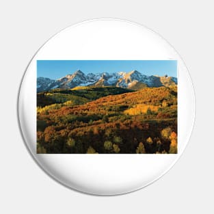 Trees With Mountain Range In The Background At Dusk Pin