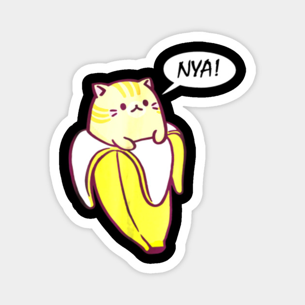 Get Wallpaper 2018 Bananya Banana Funny Cat 2018 Bananya Banana Funny Cat Magnet Teepublic For Free