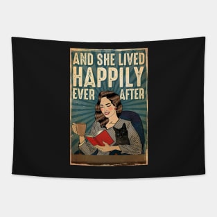 Just A Girl Loves Books Tapestry