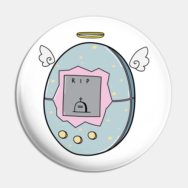 Tamagotchi RIP Pin by hotzelda