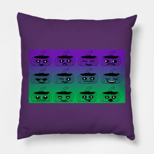 Pumpkin Faces Pillow