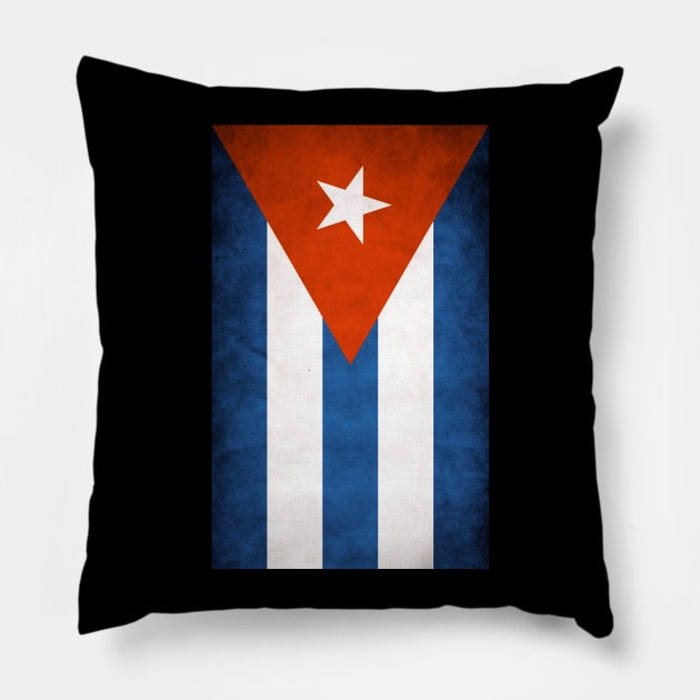 Flag Of Cuba Pillow by Flippin' Sweet Gear