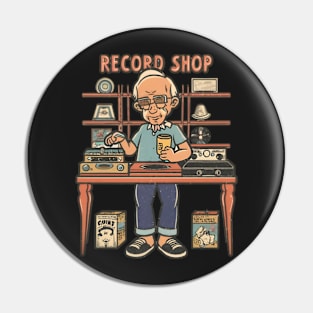 Record shop Pin