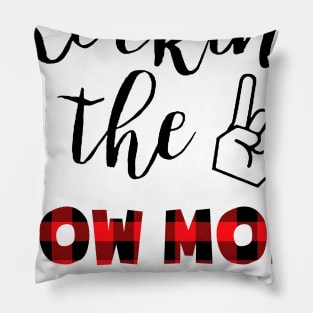 Rockin' The Cow Mom Life Pillow