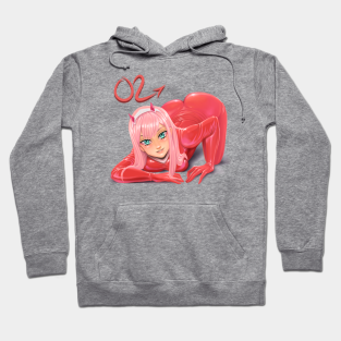 Zero Two Hoodies Teepublic - zero two face roblox