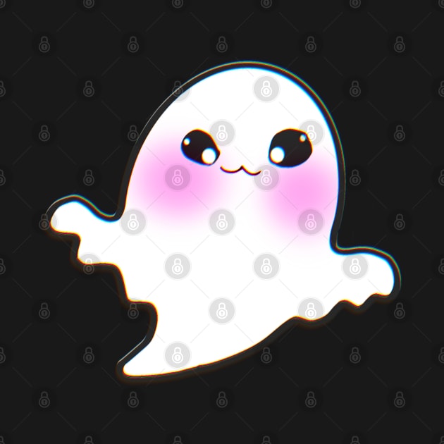 Cute Ghost Boo Sheet by ROLLIE MC SCROLLIE