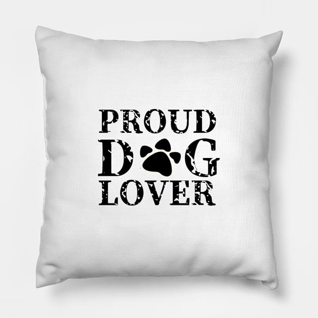 Dog lover 2411 Pillow by Tekad Rasa