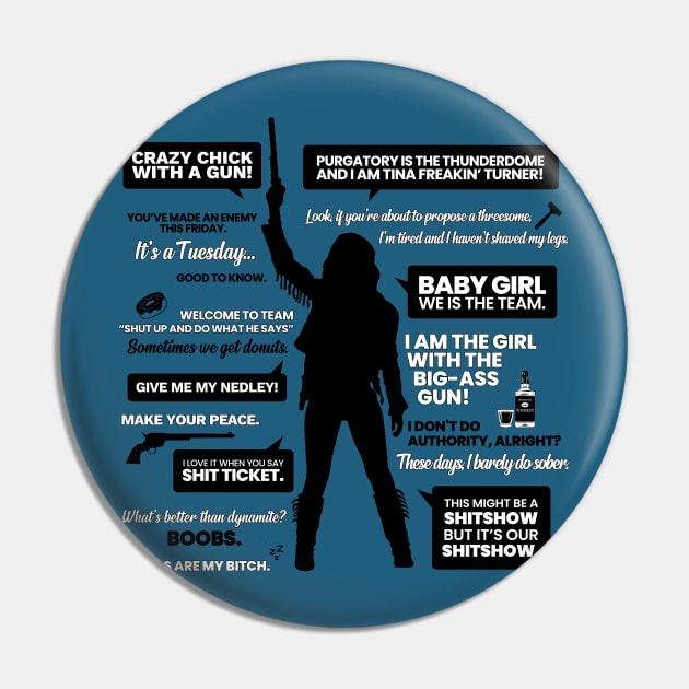 Wynonna Earp Silhouette Quotes Pin by viking_elf