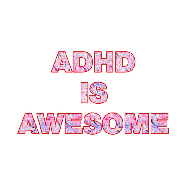 ADHD is awesome pattern design by Captain-Jackson