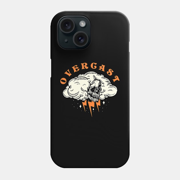 rock skull terror - overcast Phone Case by Rock Skull Terror