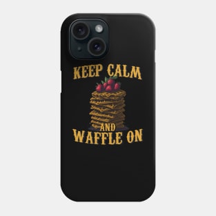 Waffle Maniac Breakfast Desert Phone Case