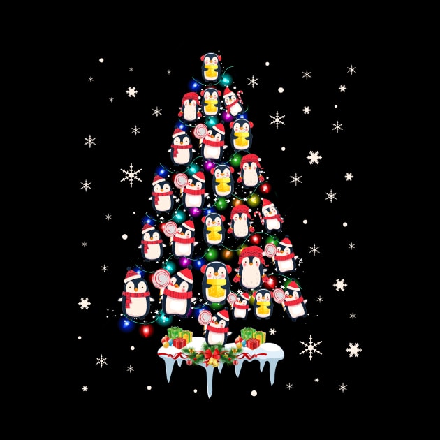 Penguin Christmas Tree Merry Christmas gift Xmas by Sinclairmccallsavd