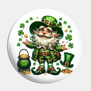 St Patricks Day Leprechaun Pin