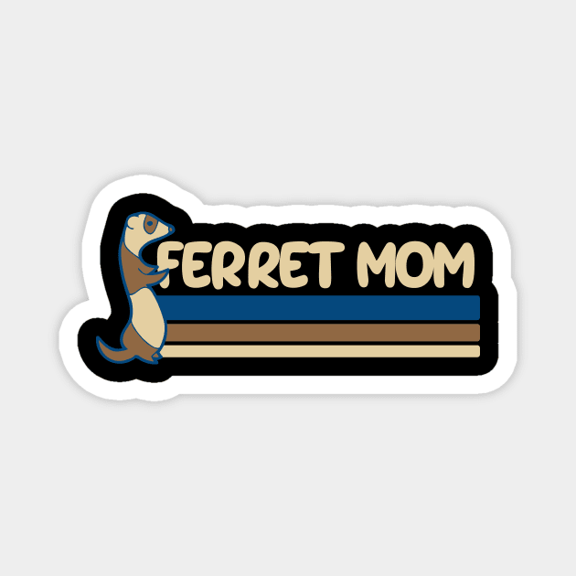 Ferret mom Magnet by bubbsnugg