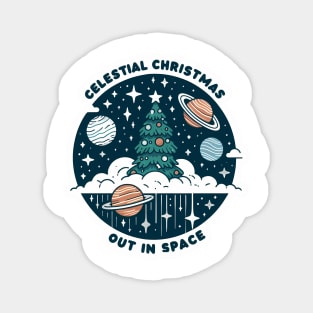 Celestial Christmas: Out in Space Magnet