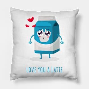 Love You a Latte Pillow