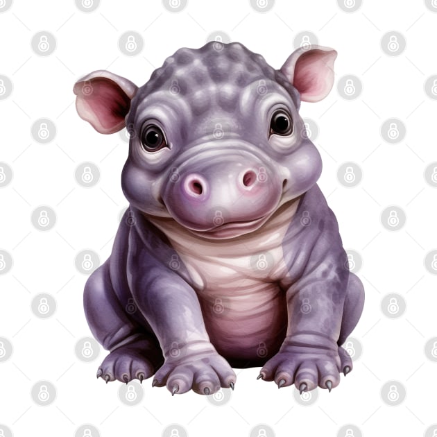 Baby Hippo by Chromatic Fusion Studio