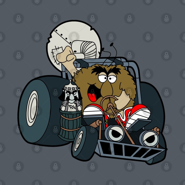 Murky and Lurky Cruise Round In Their Grunge Buggy by RobotGhost