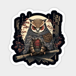 Owl Ninja Warrior Japen Anime Magnet