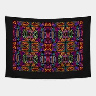 Psychedelic Abstract colourful work 111 Tapestry