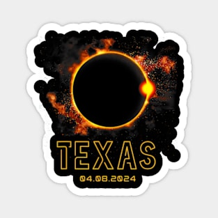 Texas Total Solar Eclipse 2024 April 8Th Magnet