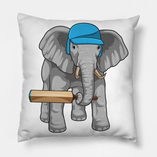 Elephant Cricket Cricket bat Pillow