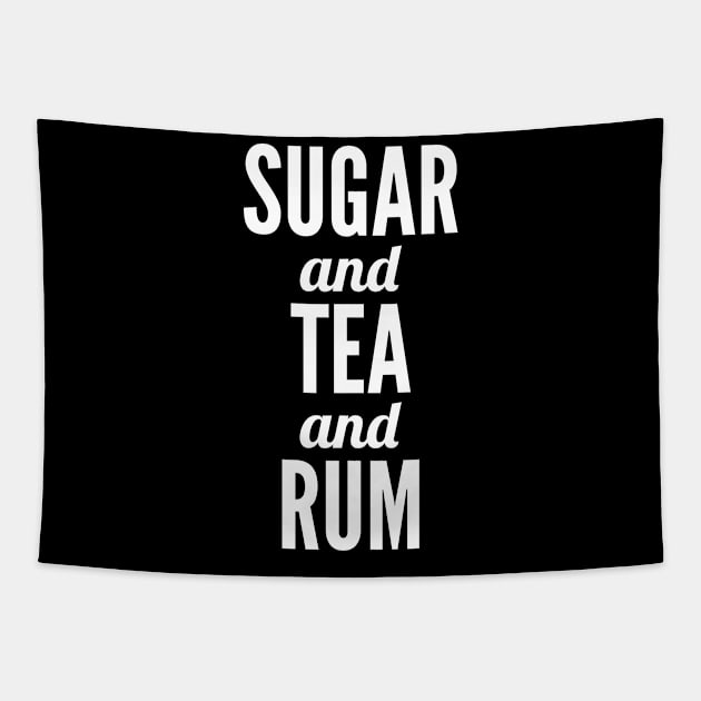 Sugar and Tea and Rum Tapestry by oskibunde