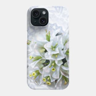 pretty bougainvillea on delicate kaleidoscope Phone Case