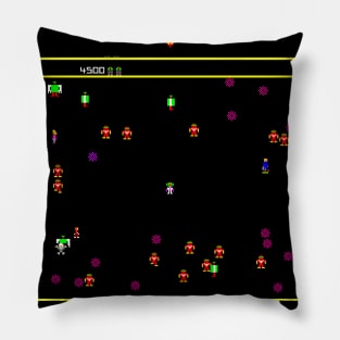 Robotron: 2084 Humanities Last Hope Pillow