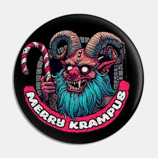 Merry Krampus Pin