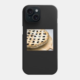 Blueberry Lattice Top Pie Phone Case