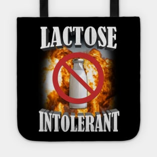 Lactose Intolerant Shirt, Lactose Intolerant, Weird Shirt, Specific Shirt, Funny Shirt, Offensive Shirt, Funny Gift, Sarcastic Shirt, Ironic Shirt Meme Shirt Tote