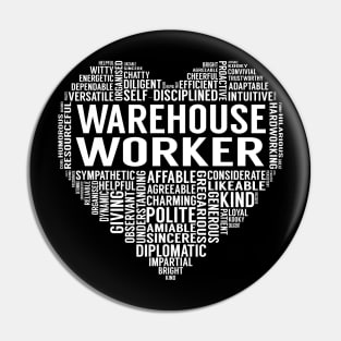 Warehouse Worker Heart Pin