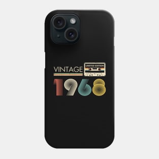 55th Birthday Vintage 1968 Limited Edition Cassette Tape Phone Case