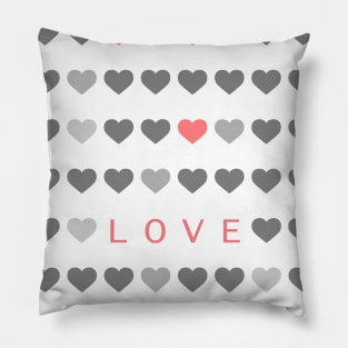 Love and Hearts Pillow