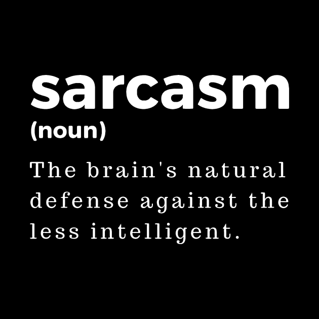 Sarcasm noun by TackTeeasy_2T